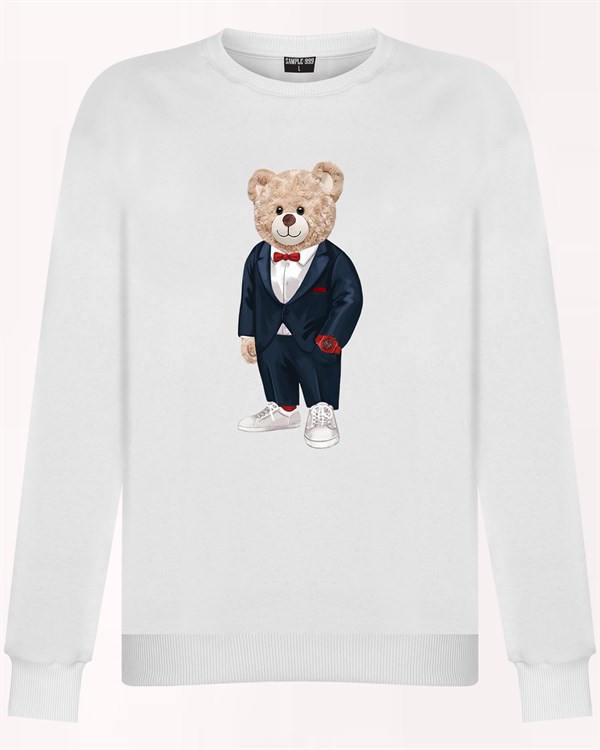 PRINTED TEDDY BEAR sweatshirt