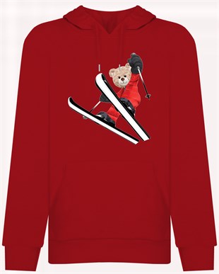 PRINTED TEDDY BEAR  hoodie
