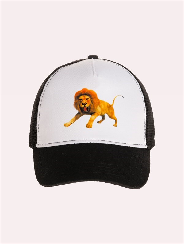 Velvet Lion Patch Hat